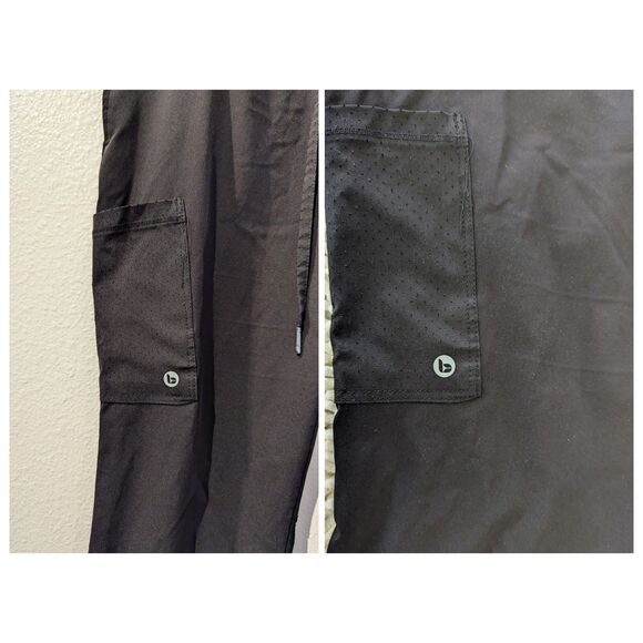 BARCO ONE Heart-Purpose- Life black scrub uniform pants   Sz SP - Picture 2 of 9